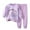 Purple, variant on Cute Pajamas Unisex Kids Pajamas Set Tee and Pant 2-Piece Pj Set for Girls Boys Sleepwear Loungewear Long Sleeve Pink Size,6-12 Months