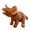Triceratops-17.7in-, variant on Plush Dinosaur Stuffed Animal - Creative Plush Toy Pillow Doll Fan Collection Gift Toy