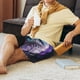 thumbnail image 5 of Balery Purple Sky Wolf Pantalones cortos de pijama de punto de algodón para hombre con cinturilla y bolsillos-3X-Large, 5 of 6