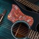 thumbnail image 3 of Decoración de guitarra, hermosos patrones exquisitos Pegatina de golpeador de guitarra, para decoración de guitarra Proteger guitarra Escudo de guitarra Guitarra folclórica ANGGREK BE1310, 3 of 8