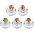 thumbnail image 1 of suitable for 5pcks E14 Lamp Holder,e14 Edison Screw Light Bulb Holder, Plastic Ceiling Lamp Socket Crday Gift-CHENG DU SI XI, 1 of 5
