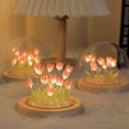 thumbnail image 5 of AMERTEER LED Simulation Tulip Night Light Table Lamp Ornaments for Home Living Room Desktop Decor, 5 of 5
