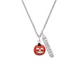 thumbnail image 2 of Delight Jewelry Silvertone Jack O'Lantern with Cutout Eyes Silvertone Forever Bar Charm Necklace, 23", 2 of 4