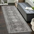 thumbnail image 2 of AIR-Runner Rug 3x7, Machine Washable Hallway Runner Rugs, Non Slip Low Pile Carpet at for Living Room Entryway Bedroom Kitchen and Corridor,Passage, Gray, 2 of 4