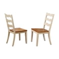 thumbnail image 5 of Iconic Furniture Company 7-Pc Ladder Wood Bella Dining Set in Caramel/Biscotti, 5 of 6