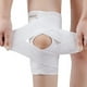 thumbnail image 1 of Rodillera con estabilizadores laterales para recuperación de lesiones por artritis, ligamento cruzado anterior y ligamento cruzado anterior, soporte de rodilla ajustable y transpirable, color blanco, 1 of 5