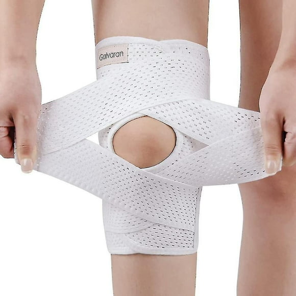 Galvaran Knee Brace With Side Stabilizers For Meniscal Tear Knee Pain Acl Mcl Arthritis Injuries Recovery, Breathable Adjustable Knee SupporM