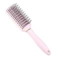 thumbnail image 1 of Unique Bargains Vent Hair Brush Cepillo para desenredar para Mujeres y Hombres Cepillo de Viaje para Cabello húmedo para Rizado Recto Ondulado Rosa, 1 of 7