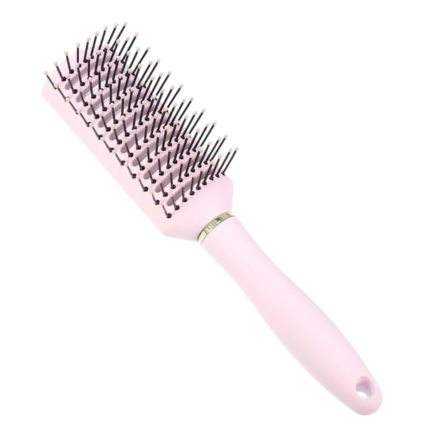 Unique Bargains Vent Hair Brush Cepillo para desenredar para Mujeres y Hombres Cepillo de Viaje para Cabello húmedo para Rizado Recto Ondulado Rosa