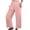 Pink, variant on Pxiakgy pants for women Womens Casual Solid Pants Elastic Waist Comfy Trousers With Pockets women's pants Black L