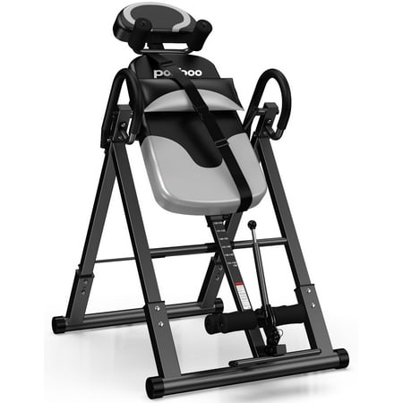 HASIMAN Inversion Table Back Therapy Reflexology Heavy Duty Foldable Back Stretcher Machine  Maximum User Weight 280 lbs