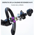 thumbnail image 2 of Audífonos In-ear Bluetooth Lesiri F990 Con Micrófono Y Led, 2 of 7