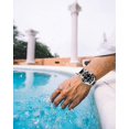 thumbnail image 5 of Thick Stainless Steel Watch Band Metal Heavy Watch Bracelets Polished Matte Brus, 5 of 5
