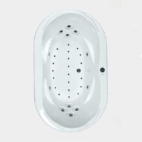 WaterTech Acrylic 73 in. x 43 in. Elite Series DropIn Whirlpool and