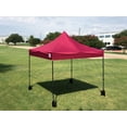 thumbnail image 3 of EZ Pop Up Canopy Tent Instant Shelter w Wheel Bag + 4 Sand Bags - 10'x10' Maroon - D Model, 3 of 5