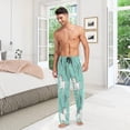 thumbnail image 6 of Racing Horses and Flowers Men's Pajama Pants Lightweight Sleepwear Bottom Lounge Pants, 6 of 6