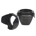 thumbnail image 3 of Flower Lens Hood 2pcs Plastic Flower Lens Hood Petal Shape Screw Mount For 62mm Filter Aperture Lens, 3 of 8