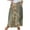 Green, variant on Wancir Women's Casual Cotton Skirt Elastic Waist Scrub Peasant A-Line Midi Skirts with Pockets