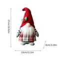 thumbnail image 3 of KeirineCC Christmas Gnomes Plush with Red Buffalo Check,2 Pack Handmade Christmas Valentine Swedish Scandinavian Figurine Nordic Gnomes Plush Christmas Elf Doll Xmas Ornaments for Home Decor, 3 of 9