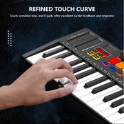 Ataucjin 25 Key MIDI Keyboard Controller with DAW Integration, USB MIDI Keyboard Controller with 8 Drum Pads, 8 Knobs & OLED Display, Compact, Perfect for Music Production