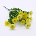 thumbnail image 3 of 15 Heads Artificial Flowers Plastic Fake Plants Wedding Garden In/Outdoor Decor, 3 of 10