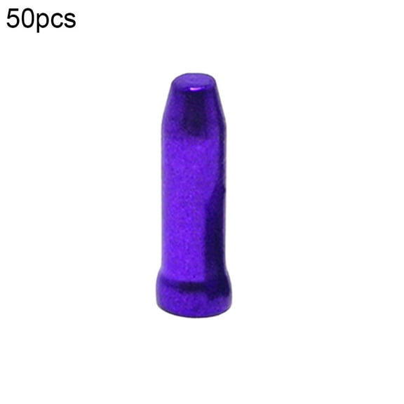 Hloma 50Pcs Bike Bicycle Brake Shifter Inner Tips Shift Cables End Caps Cycling Parts