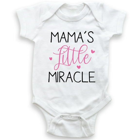 Mama's Little Miracle - Baby Bodysuit - Baby Girl