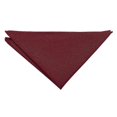 thumbnail image 1 of Burgundy Plain Matte Pocket Square, 1 of 1