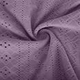 thumbnail image 6 of Besolor Off Shoulder Tops for Women Eyelet Hole Cowl Neck Short Sleeve Summer Casual Beachwear Boho Shirts Blouse, 6 of 7