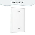 thumbnail image 4 of Panel de interruptores de pared con marco romano de cuero simple y doble interruptor de luz KC Chiefss, 4 of 8