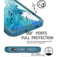 thumbnail image 6 of for Samsung Galaxy S22 Case,Shockproof Dropproof Dustproof Galaxy S22 Case,Heavy Duty Protective for Samsung S22 Case, 6.1 Inch (Turquoise), 6 of 7