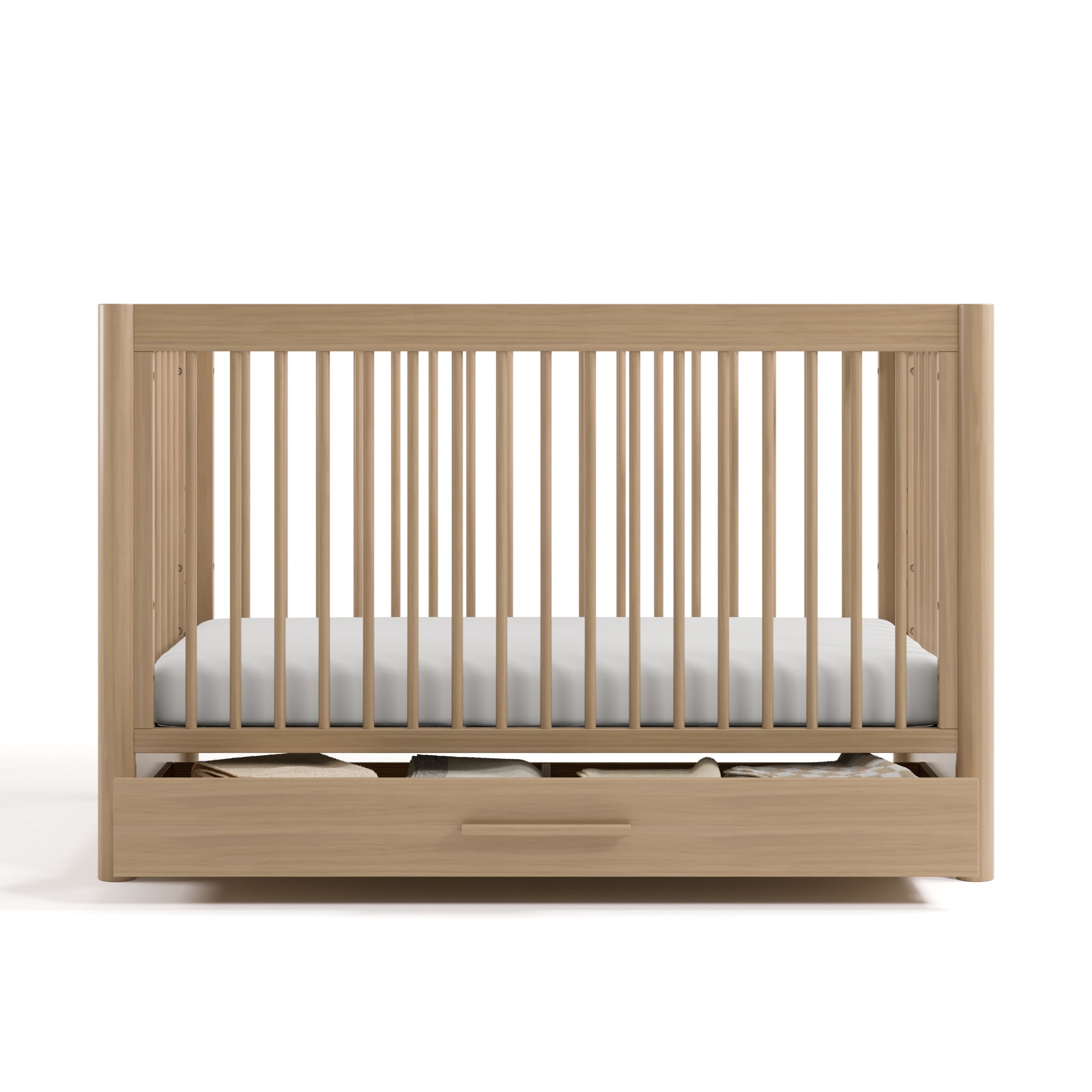 Art of Nursery by Storkcraft Malta 5-in-1 Convertible Crib with Drawer and Toddler Guardrail - Driftwood