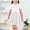 White, variant on Girls Summer Clothing Set Short Sleeve Double Breasted Collared Blazer with Pleated Skirt 2 Piece School Uniform Party Dress Outfits Light Blue 3-4 Years