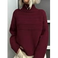 thumbnail image 3 of PRETTYGARDEN Women's Turtleneck Sweaters Fall Chunky Knit Pullover Long Sleeve Jumper Tops Trendy Winter Clothes, 3 of 7