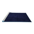 thumbnail image 2 of Ahgly Company Machine Washable Indoor Rectangle Abstract Blue Modern Area Rugs, 7' x 10', 2 of 4