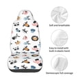 thumbnail image 3 of Lsque Cartoon Animals Pattern Car Seat Covers for Front Seats , Waterproof Seat Covers for Cars, Sporty Front Seat Covers,Car Seat Cover Protector Front Seats, 3 of 5