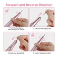 thumbnail image 6 of 35000RPM Manicure Machine, Electric Nail Drill, Portable Nail Lathe Electric Manicure Cutter Set, Nail Gel Polisher Salon Equipment ,Lightweight and Portable, 6 of 7