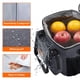 thumbnail image 5 of Bolsa de almuerzo Lifewit, grande, aislante, gris oscuro, 8,5 L, 5 of 7