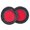 Red mesh with few ho, variant on Pair Headphone Ear Tips Washable Detachable Ear Cushion Set Enhances Sound Experience Comfortable for Earphones BT600