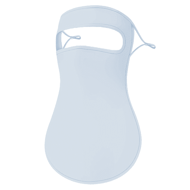 Máscara de protección solar de verano ajustable, parasol, mascarilla facial completa, mascarilla de seda de hielo anti-ultravioleta, toalla facial