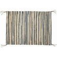 thumbnail image 1 of TAG Chindi Rug with Jute Fringe, Blue (G13762), 1 of 1