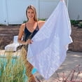 thumbnail image 6 of Arkwright Las Rayas Beach Towel (4 Pack), Ring Spun Cotton Pool Towel - 30x60 in., White Stripes, 6 of 7