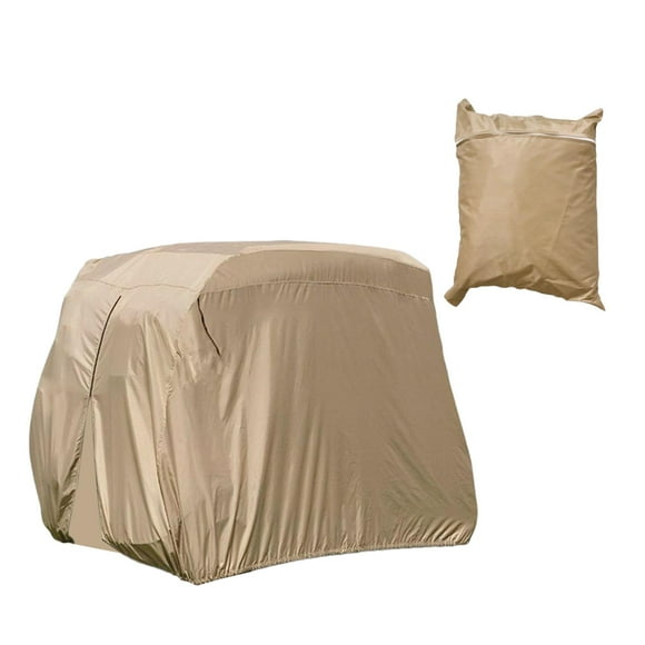 tamizeot Golf Cart Cover Fits Most Brands Snowproof Dustproof Zipper for Protection Cover M