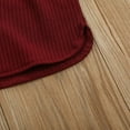thumbnail image 6 of Baby Summer Clothes Toddler Girls 2pcs Sports Sleeveless Solid Color Sling Shorts Suit Clothing Outfits, 6 of 8
