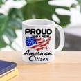 thumbnail image 2 of Funny New Citizen Mug - Proud American With Flag, 11 oz Novelty Coffee Cup for US Men and Women, 2 of 5