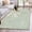 Celadon, variant on Coconut Palm Trees 2'x6' Runner Rug, Summer Tropical Plants Rust Red Washable Non-Slip Area Rugs for Hallway Kitchen Floor Bedroom Entryway, Long Laundry Carpet Decoration Indoor Mat
