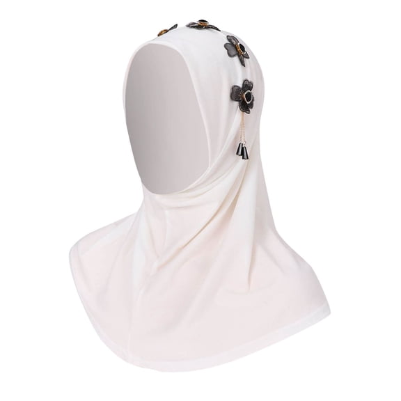 Siminsem Easy Wear Instant Hijab Scarf Under $8 for Women Soft Breathable Turban Prayer Scarf Muslim Head Wrap – No Pins Needed Pre-Sewn Jersey Cap for Abaya Dress Ramadan Eid