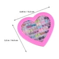 thumbnail image 2 of HEALEEP 2 Boxes Fashion Earrings Studs Assorted Color Plastic Jewelry for Family Members, 2 of 8