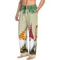 thumbnail image 2 of Balery Men'S Christmas Card With Gnomes Pants,Sleepwear Pants,Pajama Pants,Pj Bottoms Drawstring And Pockets-Small, 2 of 9