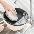 thumbnail image 5 of EGNMCR Scrubbers for Cleaning Multi Functional Kitchen And Bathroom Cleaning Brush With Handle Sponge Cleaning Countertop Brush A Scrubbers, 5 of 5